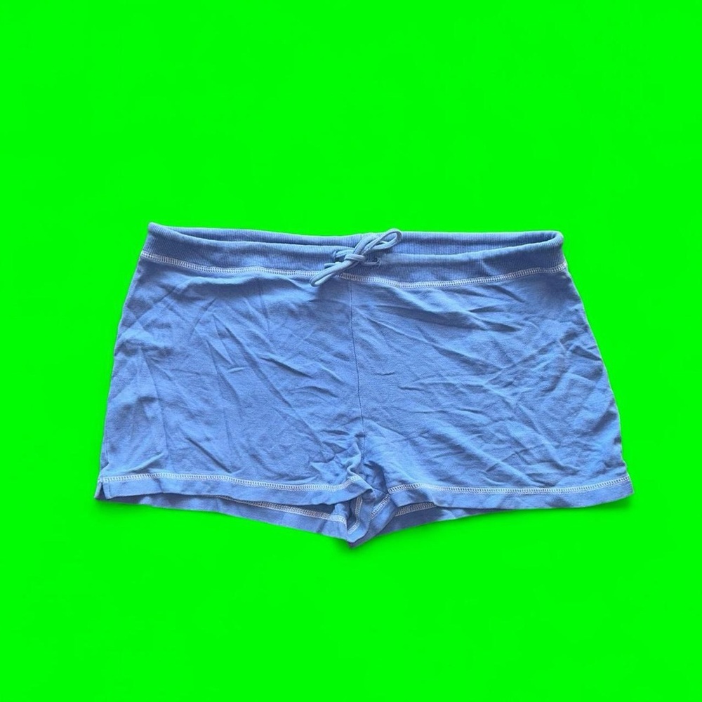 Women's Blue Casual Shorts